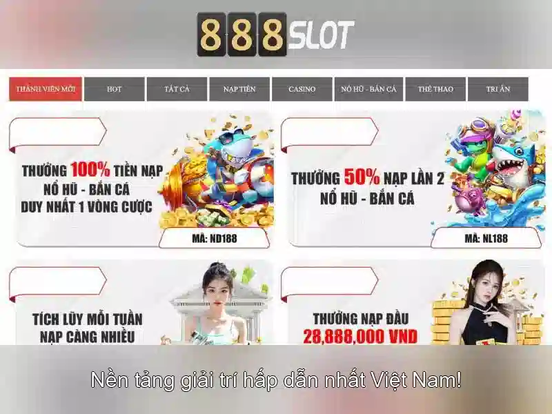 Ưu đãi GAME HOT 888SLOT